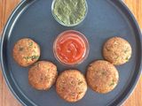 Leftover Chole tikki