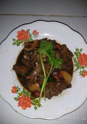 Foto resep Sapi lada hitam sederhana saja