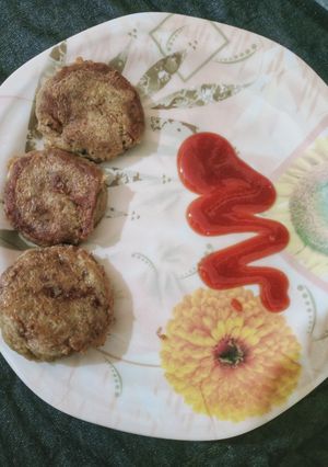 A picture of Beef shami kabab.