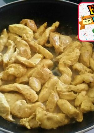 Una foto de Fajitas de pollo a la mostaza