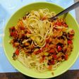 Tallarines con verduras al WOK