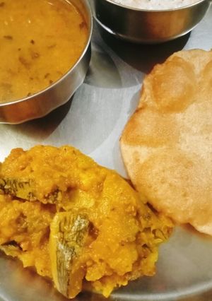 कद्दू की सब्जी (kaddu ki sabzi recipe in Hindi) रेसिपी मुख्य फोटो