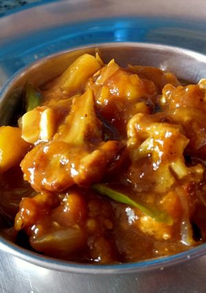 A picture of Chilli cauliflower Gobhi.