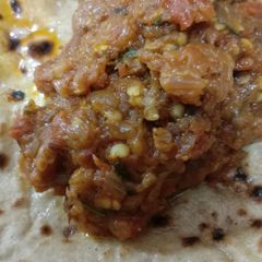 A picture of Baingan Bhartha.
