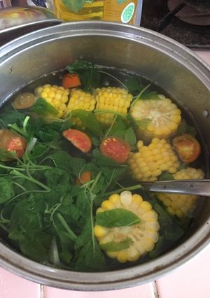Foto resep Sayur bayam jagung no msg