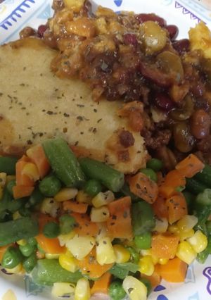 A picture of Texas Bean Casserole.