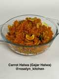 Carrot Halwa (Gajar Halwa)