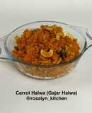 Carrot Halwa (Gajar Halwa)