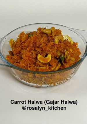 A picture of Carrot Halwa (Gajar Halwa).