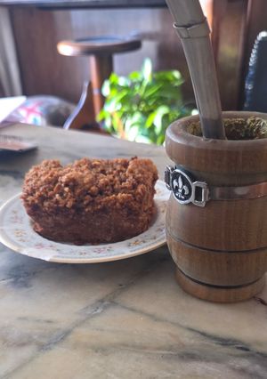Una foto de Budín casero de avena y miel 🍯