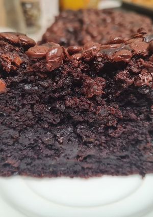 Cukkinis csokoládés süti (vegán) recept fotója