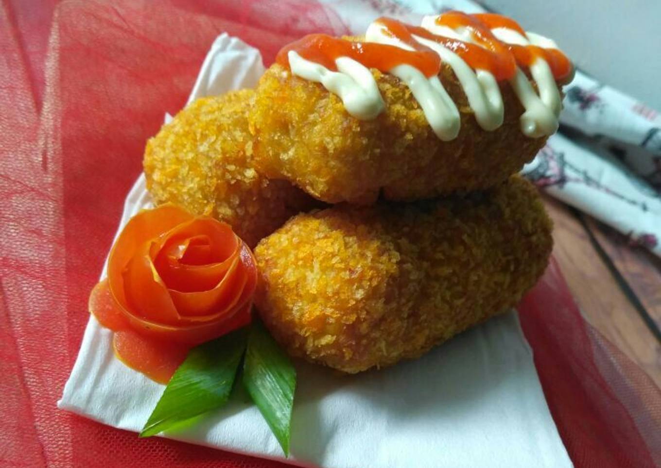 Kroket Kentang isi Ayam Cincang