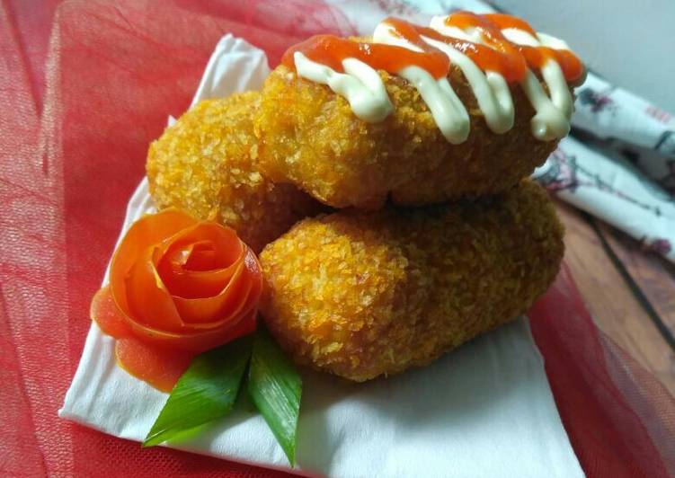 Kroket Kentang isi Ayam Cincang