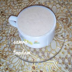 A picture of Millet kunu with white rice,fresh groundnut and wheat.