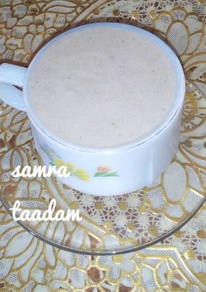 A picture of Millet kunu with white rice,fresh groundnut and wheat.