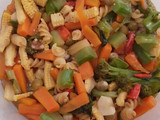 Colorful vegetable soup!