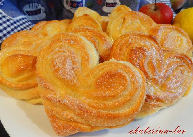Сердечки Из Теста С Сахаром Фото