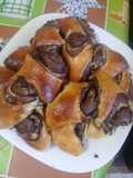 بريوش محشي بشوكولا نيوتيلا