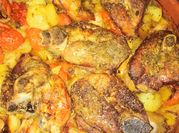 Una foto de ossobuco de ternera al horno