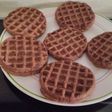 Gofres saludables sabor brownie
