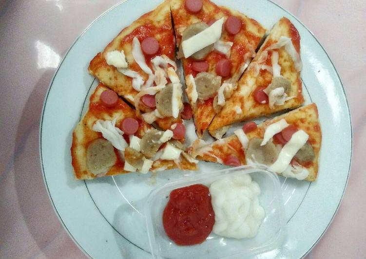 Resep Pizza Teflon ala Kadarnya 🙃 Anti Gagal