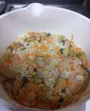 Arroz con Chorito y Camarones