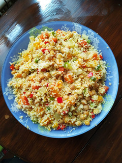 Una foto de Cuscús o bulgur con garbanzos
