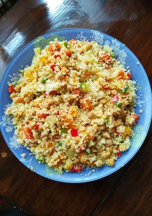 Foto principal de Cuscús o bulgur con garbanzos