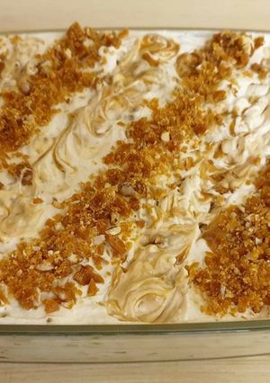 A picture of Butter scotch tiramisu.