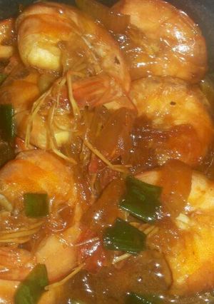 Foto resep Udang masak kecap