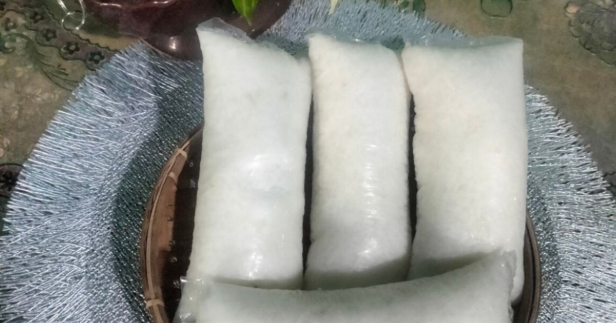 Lontong plastik simpel