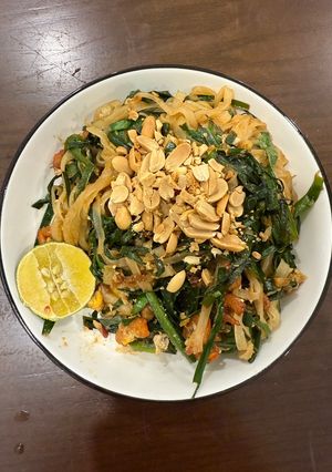 Hình của món Pad thái.