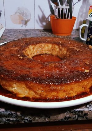 Una foto de Budín de pan 🥖