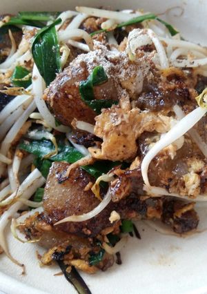 รูปของ ขนมเข่งผัดไข่ ส่งท้ายตรุษจีน เฮง เฮง เฮง