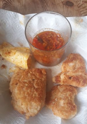 Foto resep Sambal Kari Rica ayam geprek