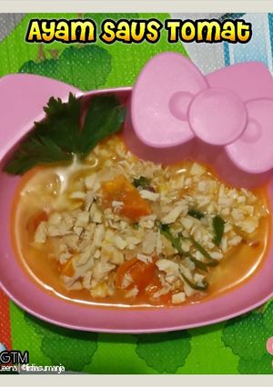 Foto resep Ayam Saus Tomat (MPASI 8+)