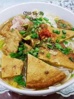 Hình của món Bún chả cá.