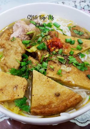 Hình của món Bún chả cá.