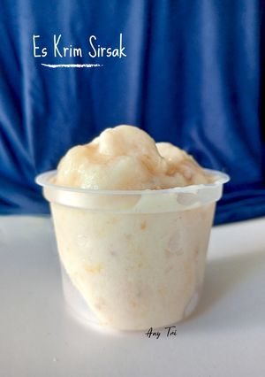 Foto resep Es krim sirsak (3 bahan)