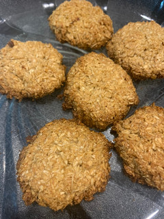 Una foto de Galletitas saludables de avena, coco y miel