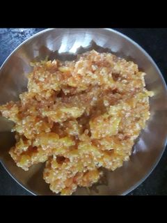 A picture of Gajar ka halwa.