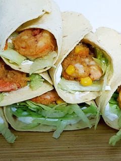 Φωτογραφία της συνταγής Fajitas με γαρίδες, γιαούρτι και λεμόνι