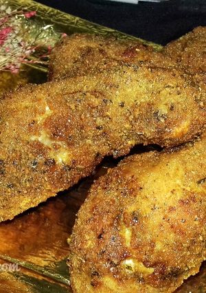 Una foto de Muslos de pollo frito