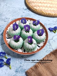 Foto resep Putu ayu bunga telang