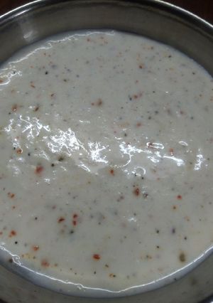 A picture of Homemade mayonnaise.