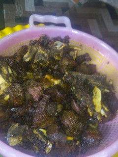 A picture of Fried meat.