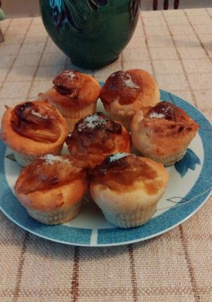 Túrós, pudingos muffin, air fryerbe sütve. #gluténmentes #tejmentes #cukormentes recept fotója
