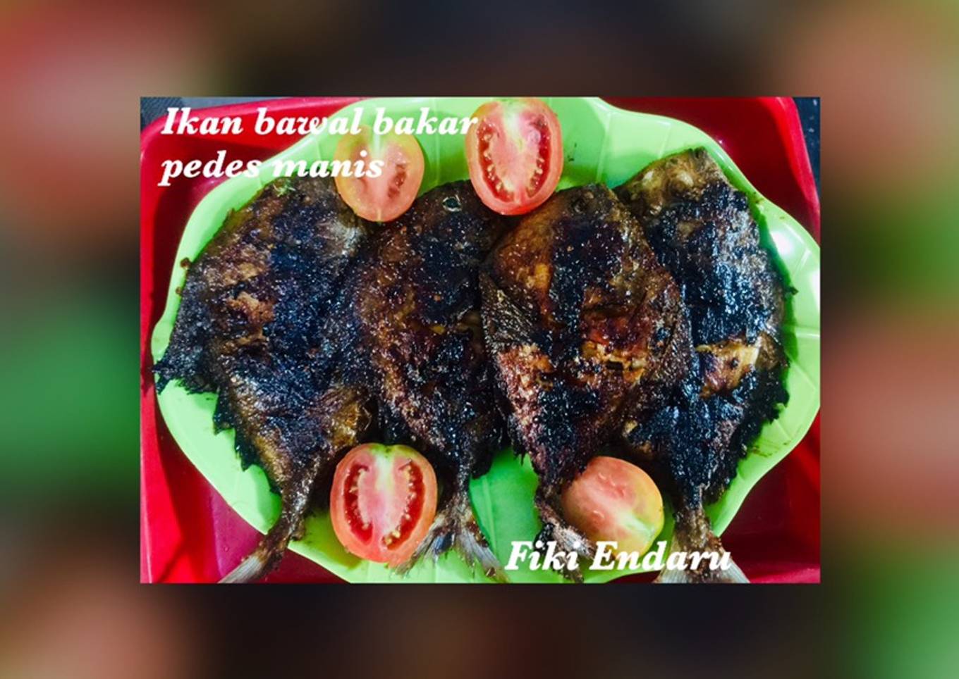 Ikan Bawal Bakar Pedes Manis