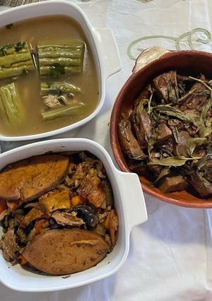 A picture of Vegetarian Dishes for Lunar New Year.