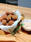 Polpette fritte con maionese alla paprika🌶️🧆